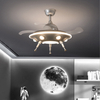 Ventilateur de plafond LED moderne décoratif extra-terrestre UFO 