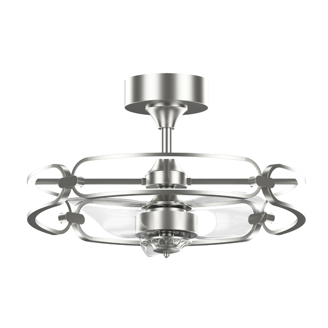 19 pouces vente chaude moderne ventilateur à intensité variable lampe salon chambre ventilateur de plafond décoratif avec lumière