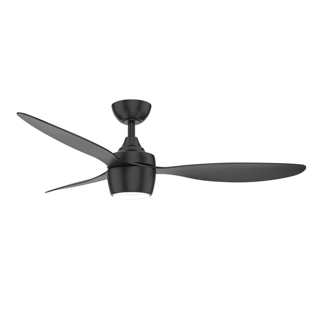 Ventilateur de plafond décoratif d'intérieur de moteur économiseur d'énergie de 3 lames de styles simples de 52 pouces avec la lumière