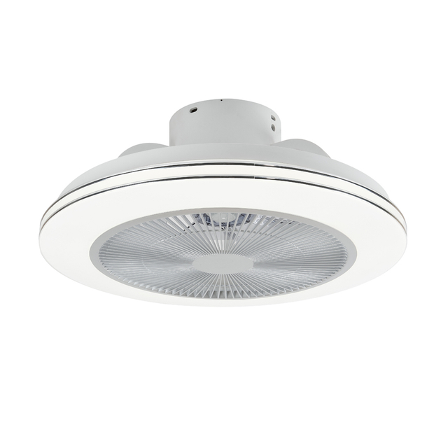 Bâti affleurant intelligent d'intérieur ventilateur de plafond de salon de 20 pouces avec des lumières