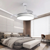 Ventilateur de plafond invisible blanc mat de style occidental de 42 pouces