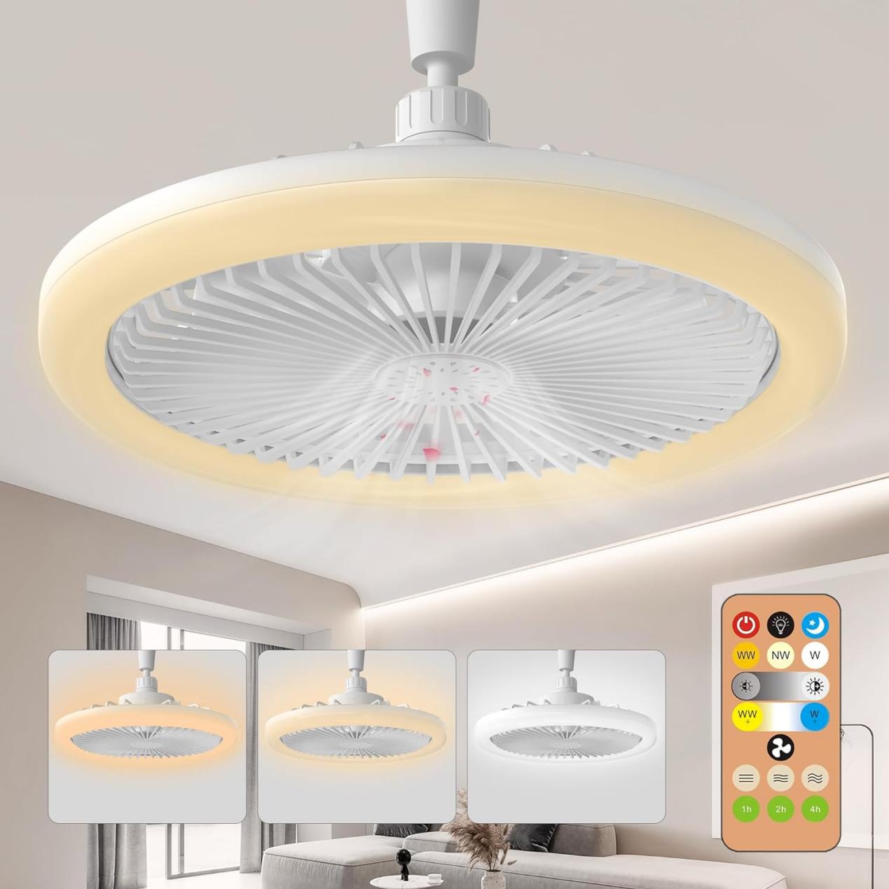 Lumière de ventilateur d'aromathérapie3