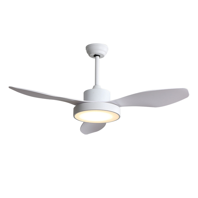 Ventilateur de plafond intelligent d'intérieur à 3 lames ABS avec lumière KBS-4703