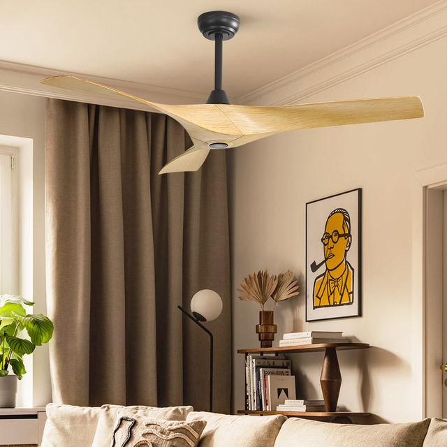 L'ABS décoratif d'intérieur de 52 pouces a mené le ventilateur de plafond moderne KBS-52159